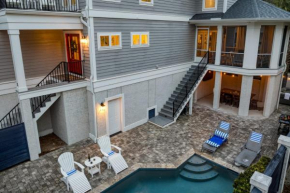 Pink Plume Coastal Escape Near Beach Private Pool Grill Luxe Interiors